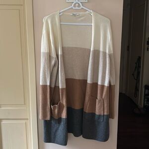 Madewell Wool Striped Cardigan